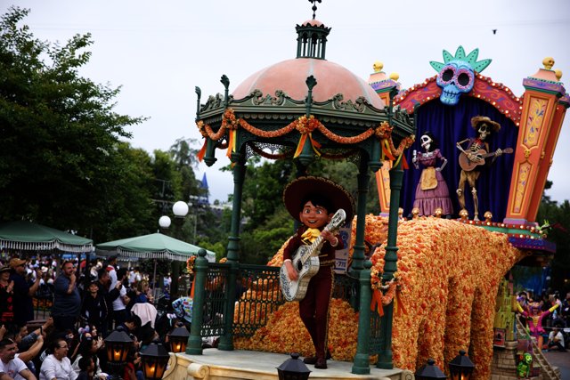 Skeleton Parade at Disneyland 2023