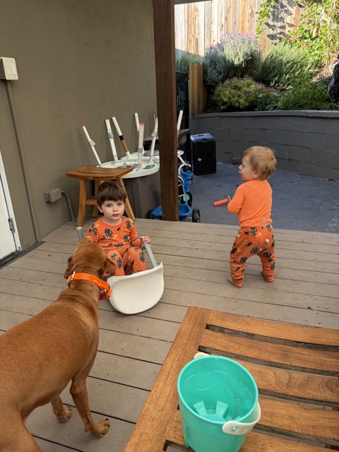 September Porch Shenanigans