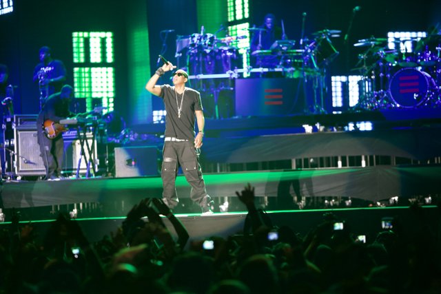 Jay-Z Lights Up the Crowd at Coachella 2010