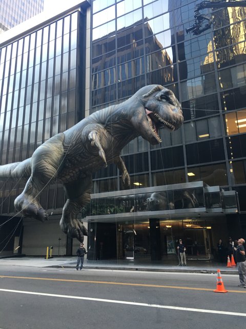 T-Rex Takes on the City