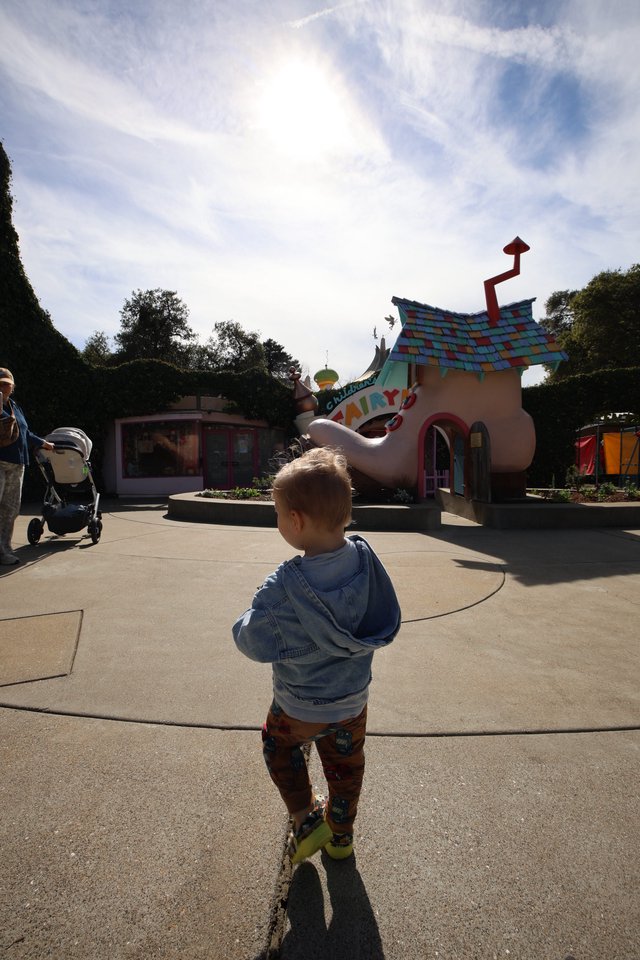Child Discovering the Wonders of Toontown