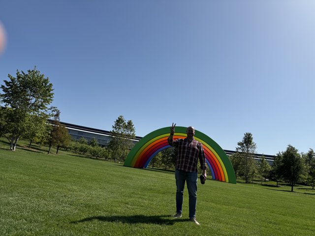 Embracing Colorful Vibes at Apple Park