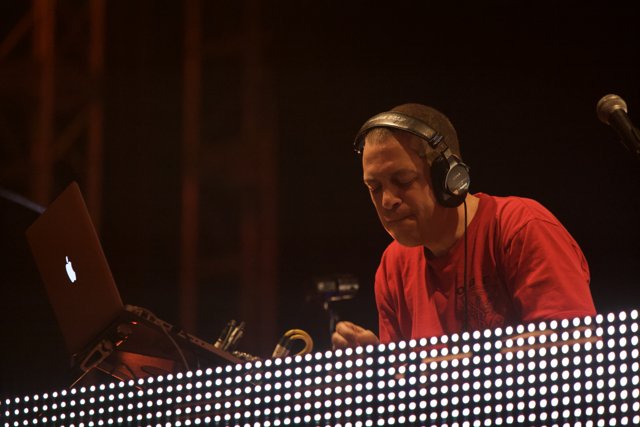 DJ Thomas Entertains Coachella Crowd with Headphones