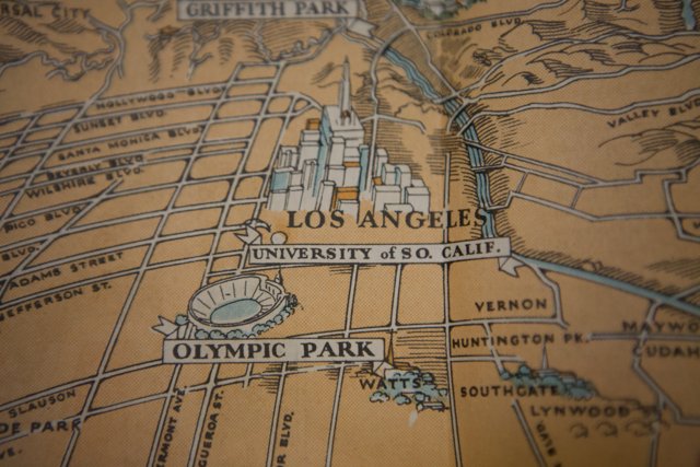 Historic Los Angeles Map