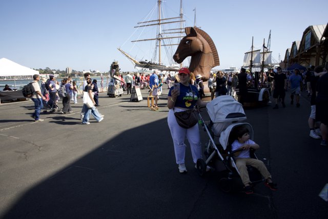 Bustling Waterfront at Maker Faire 2025