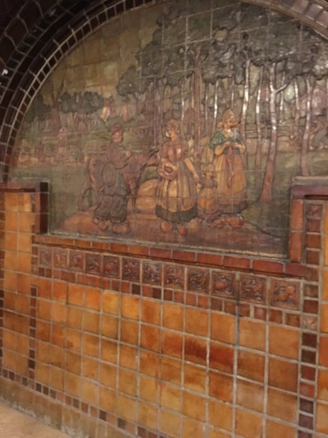 Subway Station Tile Mural