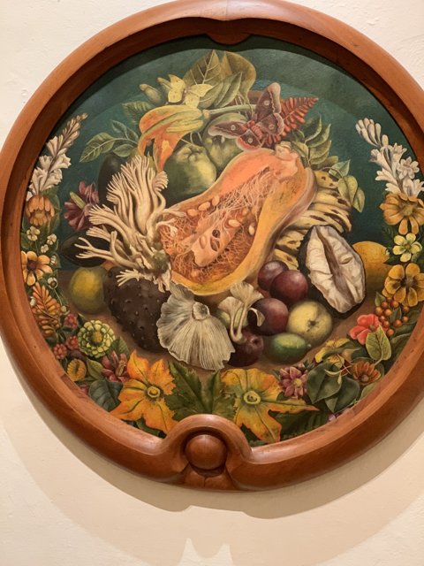 Fruit and Vegetable Painting on Miguel Hidalgo Wall