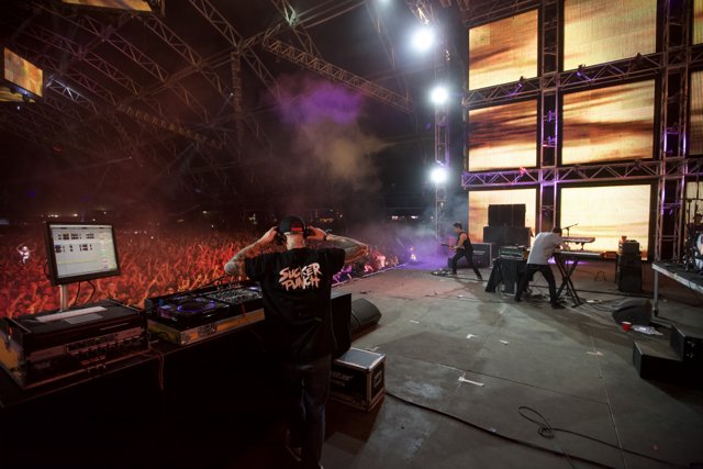 DJ Lights Up the Crowd at Coachella Concert