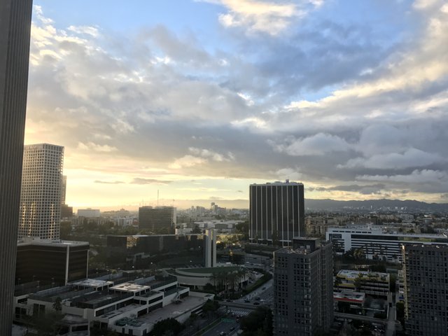 Sunset Skyline of Los Angeles
