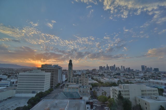Sunset Over the City of Angels