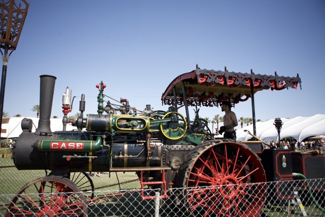 Vintage Steam Engine at The Carnival