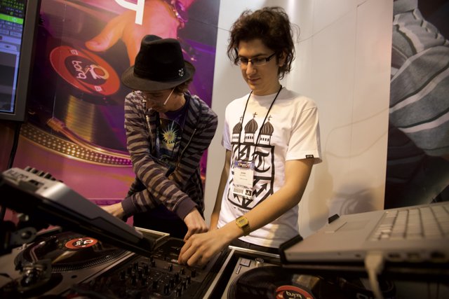 Musical Duo on the Decks