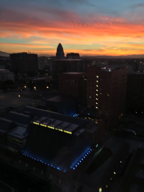 Las Vegas Glows at Sunset