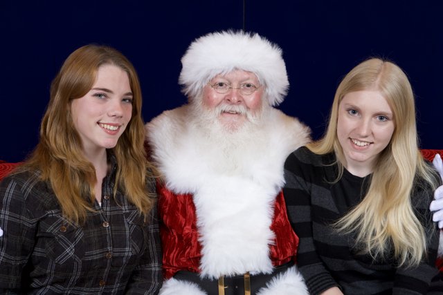 Santa Claus and His Adoring Fans