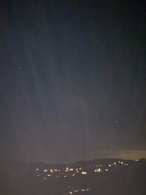 City Lights Sparkle at Night