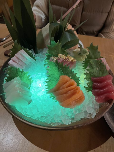 Illuminated Sushi Platter