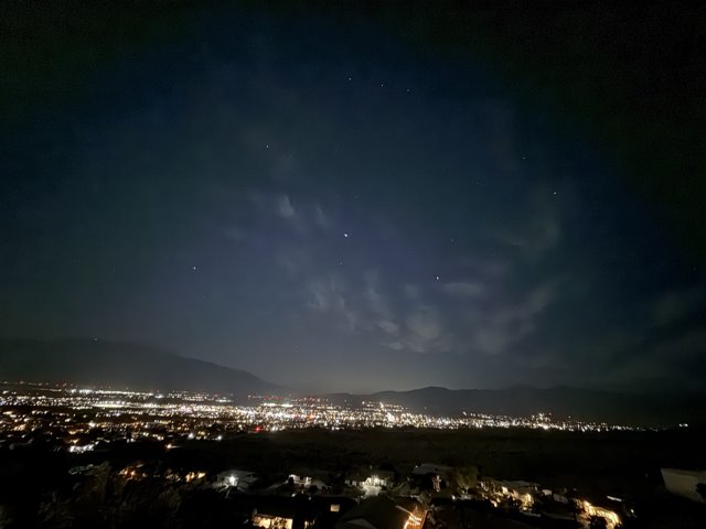 Starry Night Over Desert Hot Springs