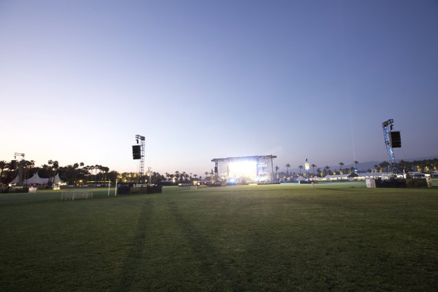Coachella Stage under the Blue Sky