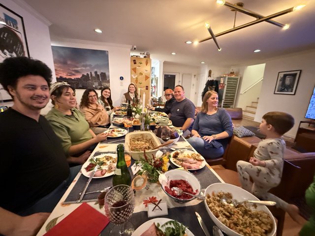 Thanksgiving Celebration with Friends and Family