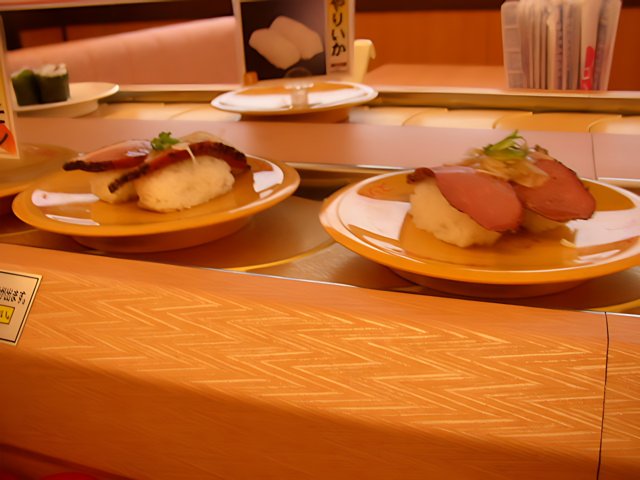Delicious Conveyor Sushi Meal