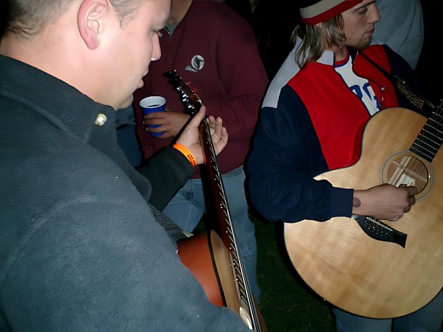Rafael Cardoso Playing Two Guitars at Coachella