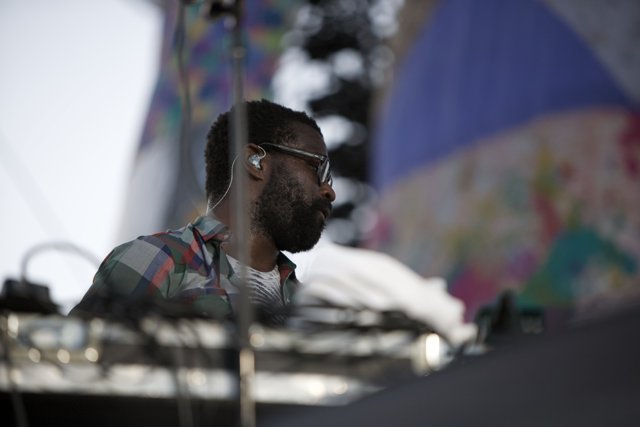 DJ Set with Glasses and Beard