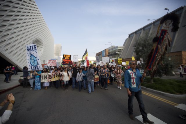 Pre-Coachella Protesters Take to the Streets