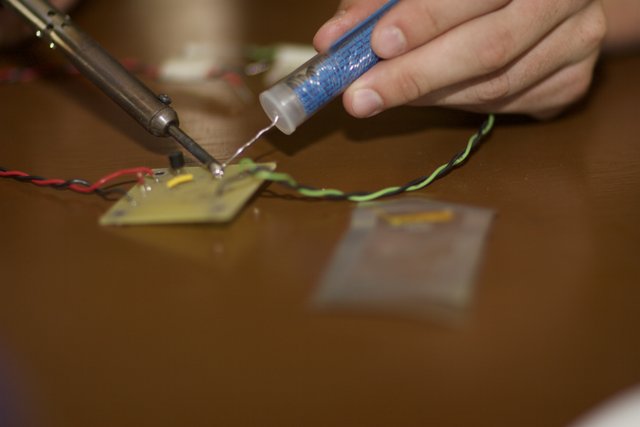 Soldering Wires to Circuit Board