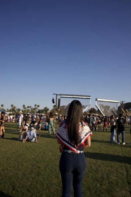 Amidst the Vibe: A Moment at Coachella 2024