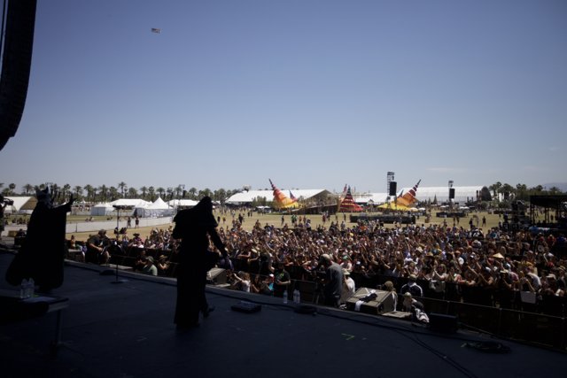 Massive Crowd Enjoys the Music at Coachella Concert