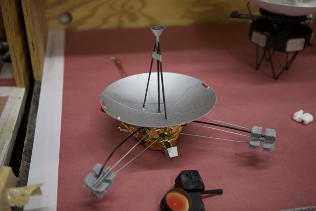 Voyager Spacecraft Model Exhibit