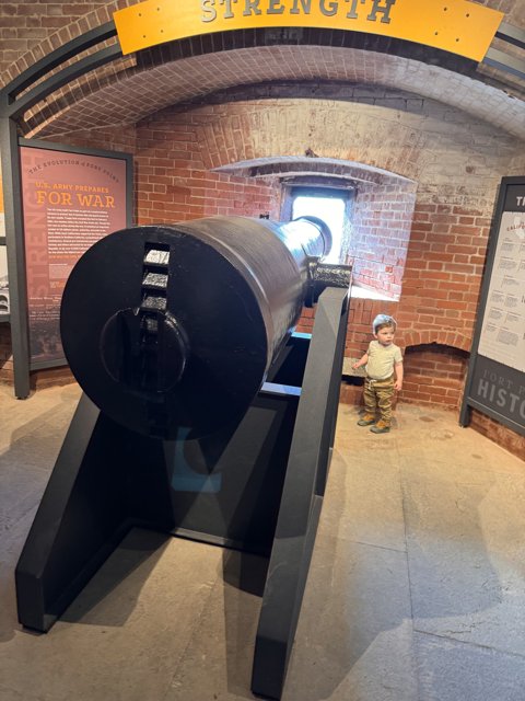 Historic Cannon at the Golden Gate National Recreation Area Museum
