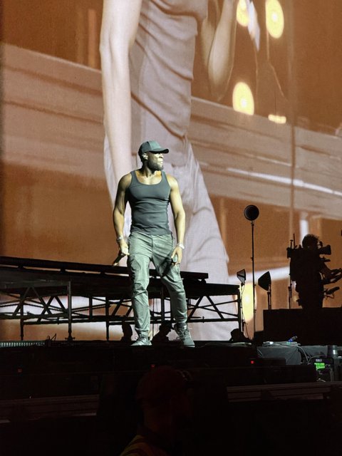 Electrifying Moment on Stage