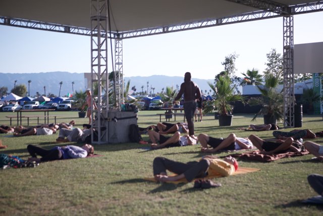 Relaxing on the Coachella Hill