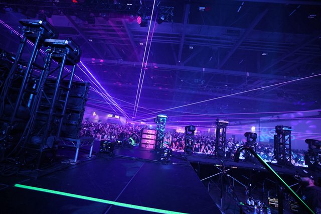 Laser Light Spectacular at Wobbleland 2026 Festival