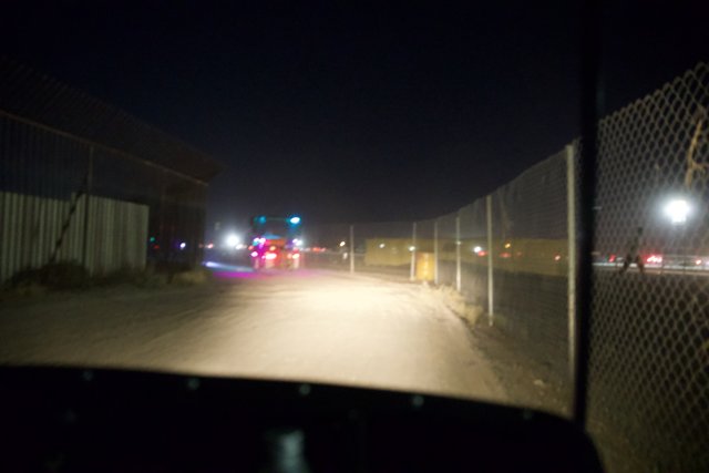 Urban Pulse: Night-time Drive Near Coachella 2024