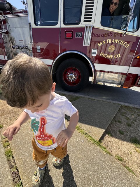 Little Firefighter at Stonestown