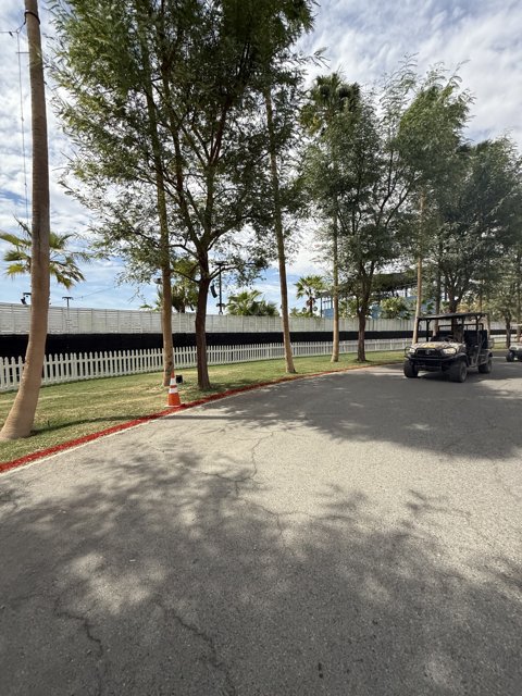 Tranquil Pathway at Empire Polo Club
