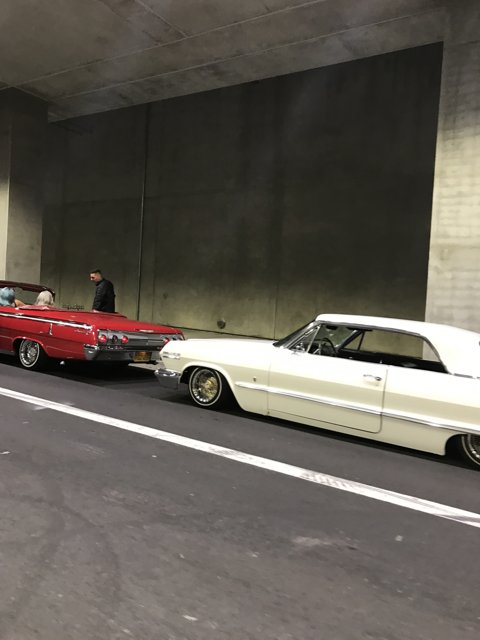 Classic Cars at the Tunnel