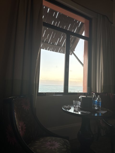 Ocean View Through a Cozy Window