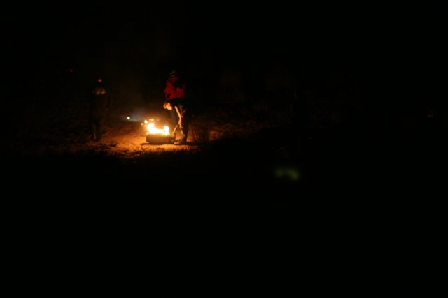 Bonfire Night in the Desert