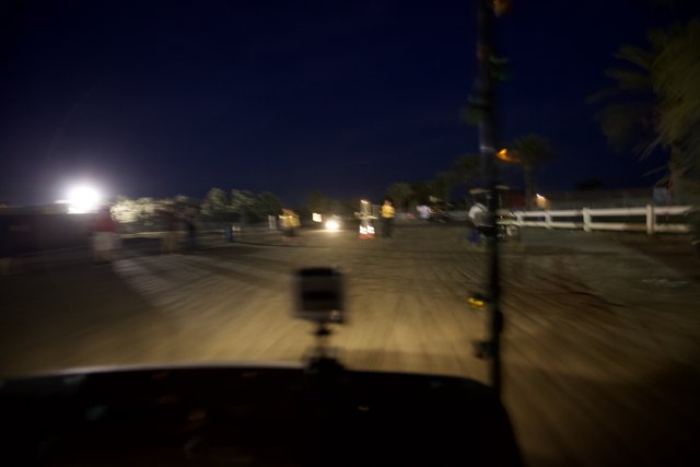 Nighttime Truck Ride