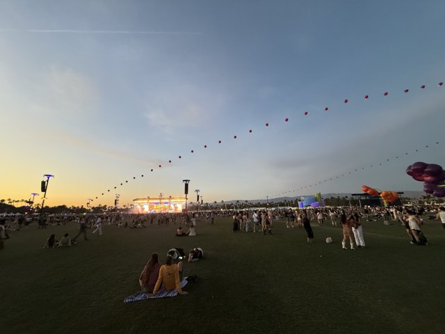 Sunset Harmony at the Polo Grounds