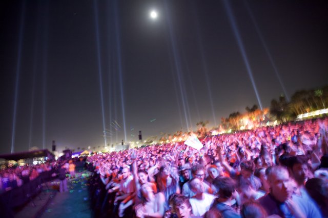 Lights and Crowds at Coachella 2011