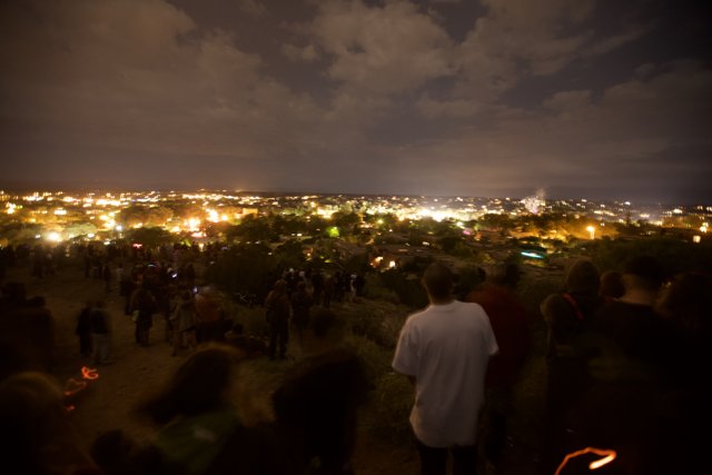 Nighttime Vigil on the Hilltop