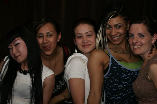 Five Friends Celebrate at Nightclub Anniversary Party