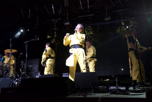 Yellow-clad performers rock the Coachella stage