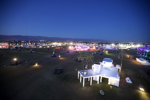 Lights and People at Coachella
