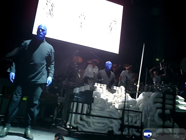 Blue Man Performance with Blue Man Group