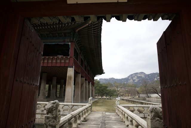 Gateway to Serenity: Korean Temporal Doorway, 2024
